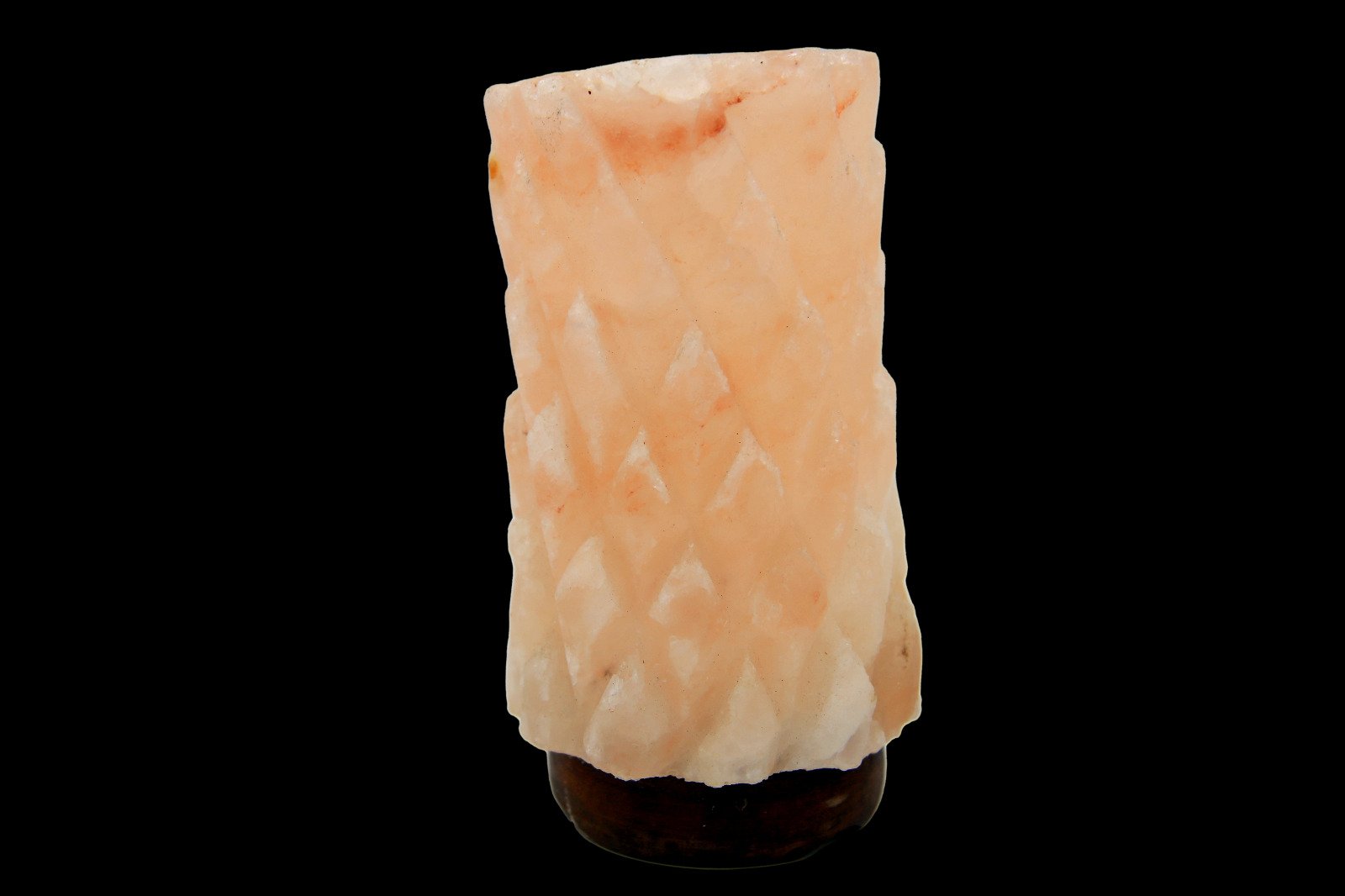 Diamond-Cut Crystal Lamp