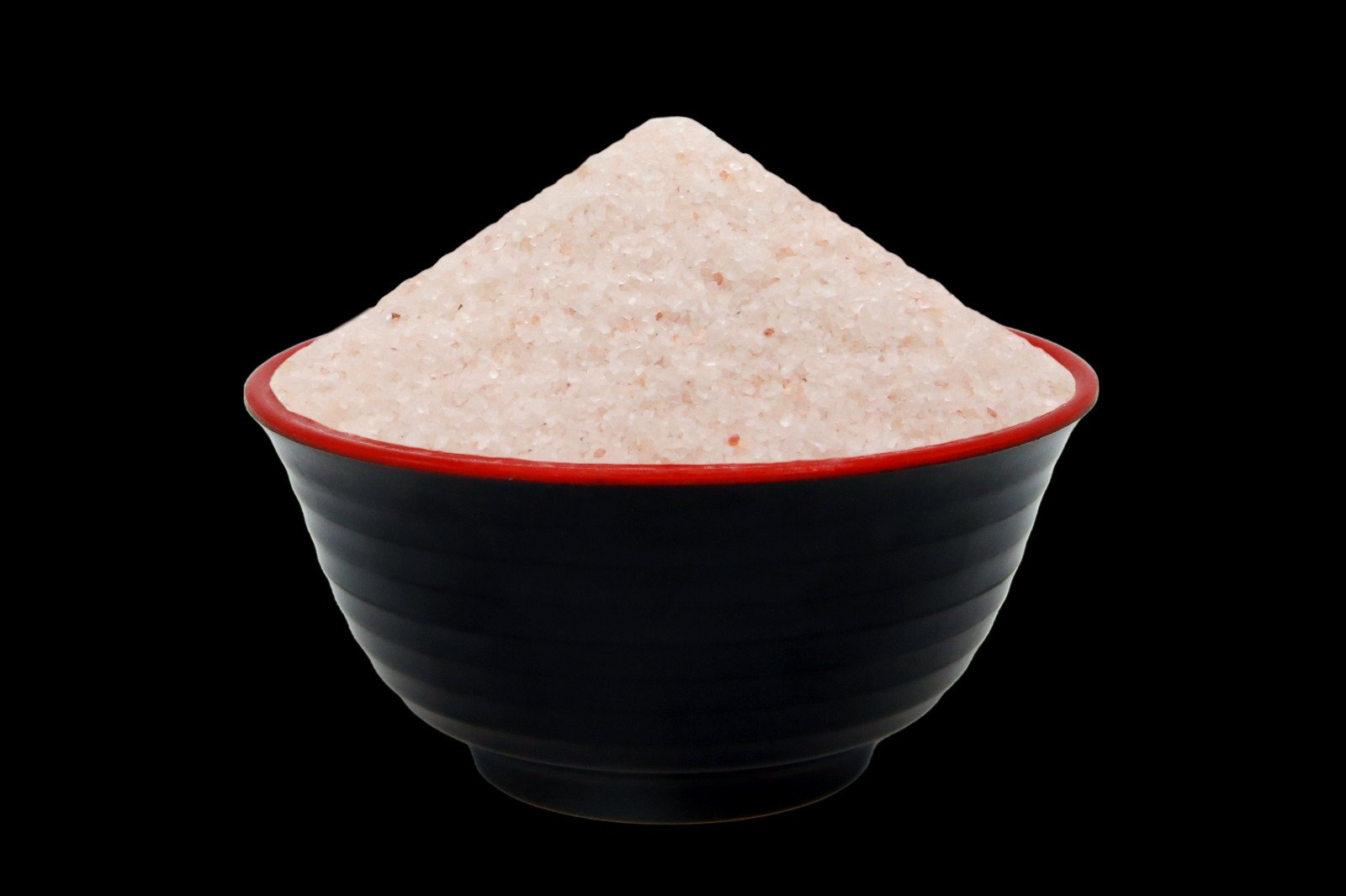 Light Pink Granules 1–2mm Himalayan salt in a bowl